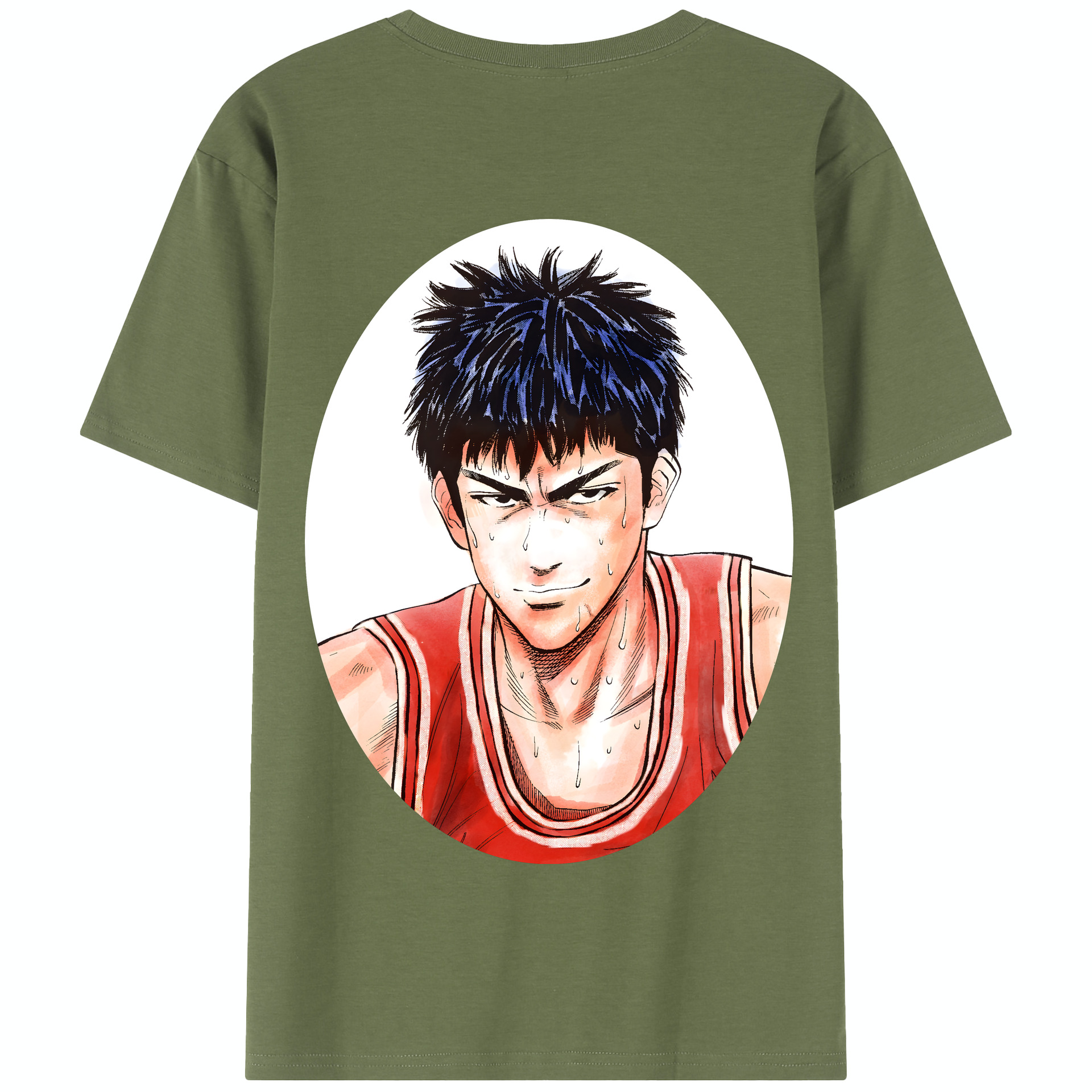 SLAM DUNK／スラムダンク 綿100％半袖Tシャツ（背面プリント）